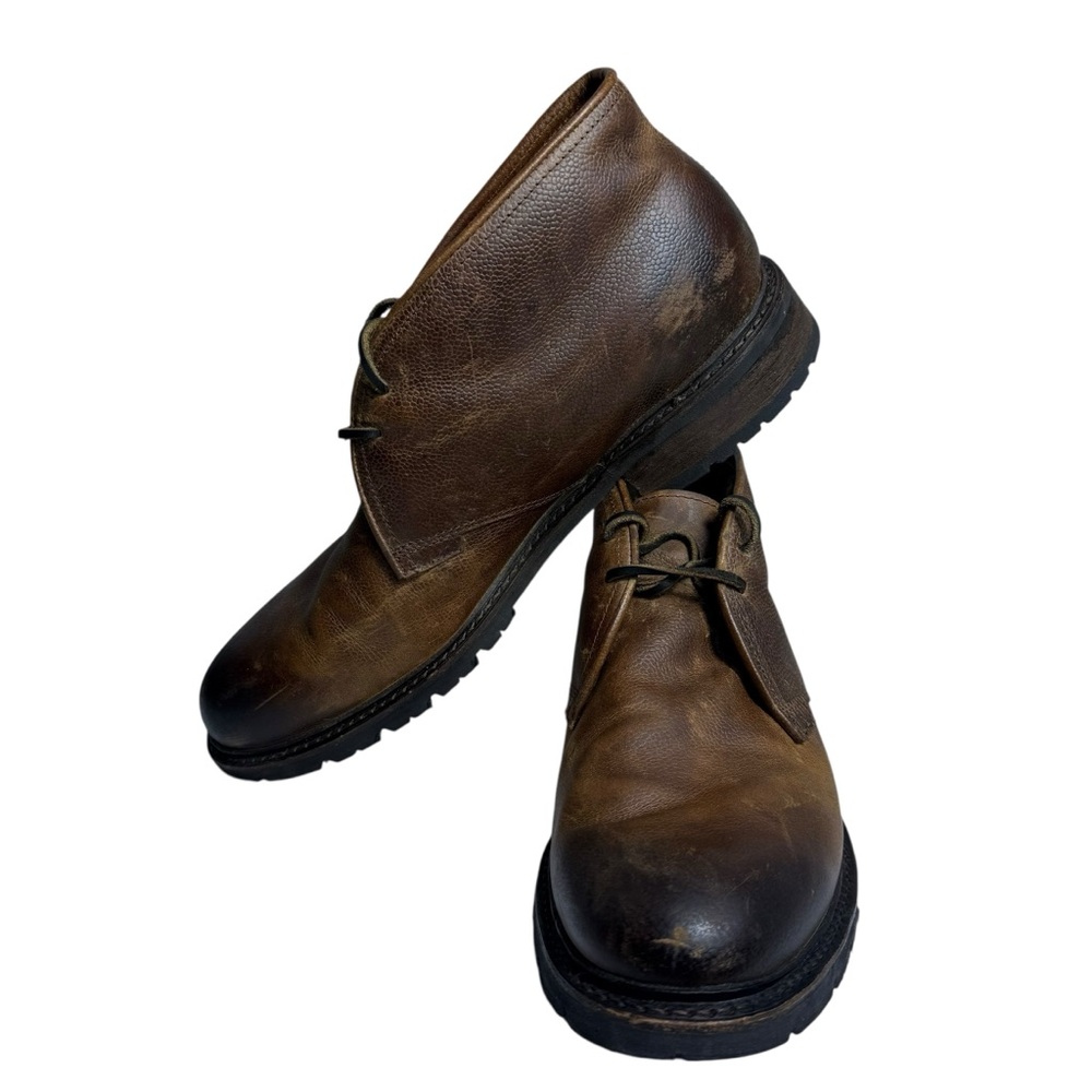 Frye Chukka Boots | Brown Leather Shearling | Men’s 11